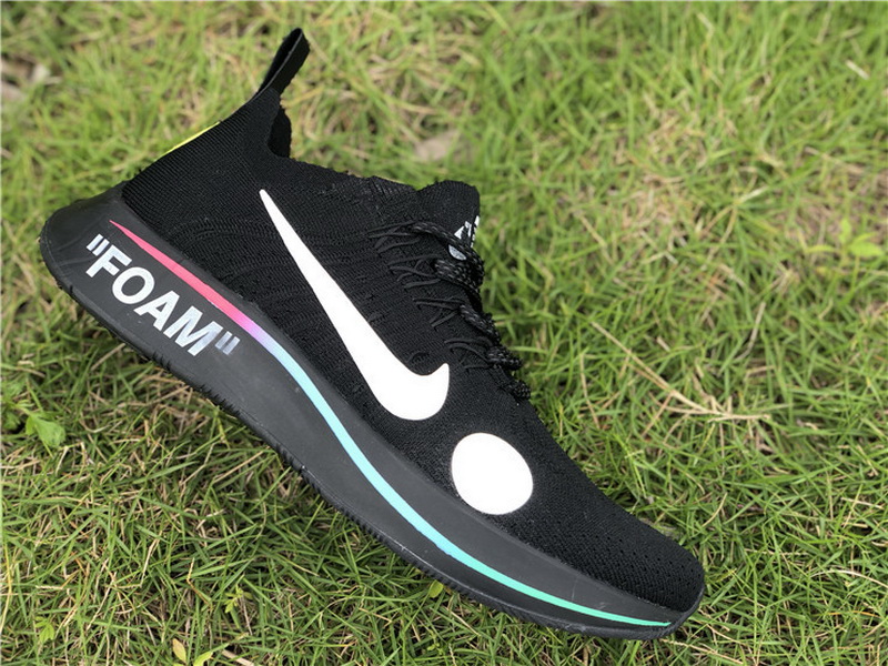 Off-White x Nike Zoom Fly Mercurial Flyknit Black(98% Authentic quality)